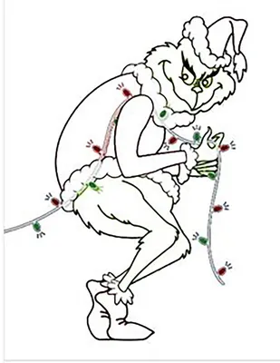 Grinch Window Silhouette Tutorial | Grinch stealing lights, Grinch coloring  pages, Grinch stole christmas