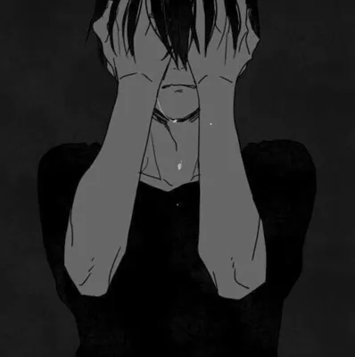Аниме аватарка мальчик грустный …» — создано в Шедевруме