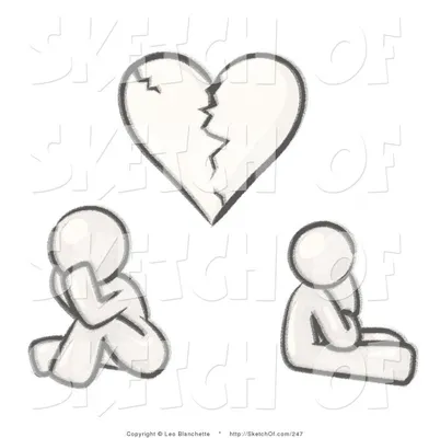 в депрессии одинокая девушка, сидящая одна и думающая о разбитом сердце  Иллюстрация вектора - иллюстрации насчитывающей характер, умственно:  244604023