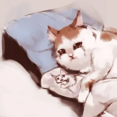 грустный кот вектор PNG , грустный, краска, мультфильм PNG картинки и пнг  рисунок для бесплатной загрузки