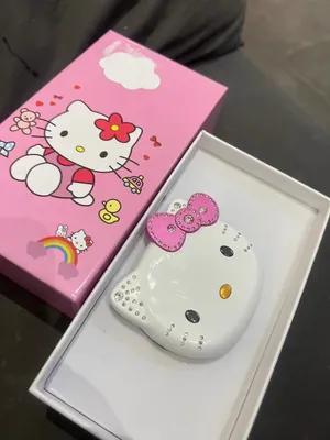 Новинка Kawaii Sanrioed Hello Kitty Флип-телефон мультфильм милые дети  Taiml мини-телефон Подарки для детей для девочек игрушки | AliExpress