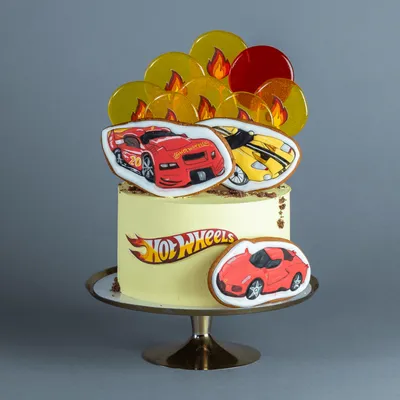 Съедобная Вафельная сахарная картинка на торт Машинки Хот Вилс Hot Wheels  005. Вафельная, Сахарная бумага, Для меренги, Шокотрансферная бумага.