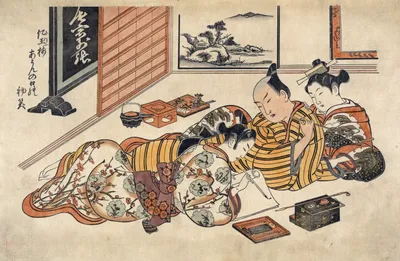 Древние японские рисунки - 59 фото