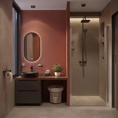 современная минималистская яркая ванная комната с белой раковиной и  деревянной мебелью Стоковое Фото - изображение насчитывающей комната,  афоризмов: 231848196