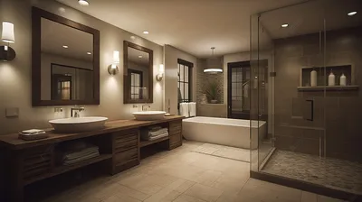 Яркая ванная комната на ул. Широкая | Iroom Design