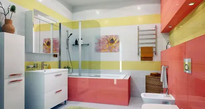 яркая ванная комната с двумя раковинными стеклянными зеркалами Стоковое  Изображение - изображение насчитывающей экземпляр, гигиеническо: 237935987