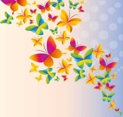Наклейка Яркие бабочки на Стену – Купить | Виниловые стикеры из каталога  интернет магазина allstick.ru