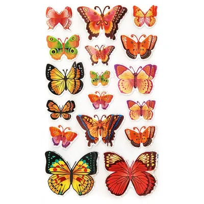 Постер \"Яркие бабочки\" - купить в интернет-магазине Ink-project с быстрой  доставкой
