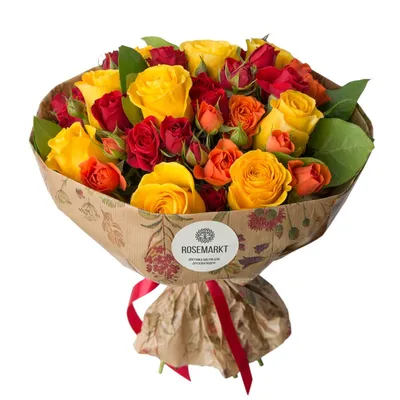 Купить Красивый букет кустовых роз №771 в Новосибирске