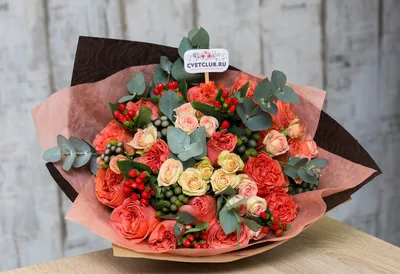 Купить Красивый букет в Москве, заказать Красивый букет - недорогая  доставка цветов из интернет магазина!