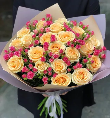 Красивый букет» с розами - купить в Сургуте за 8 910 руб