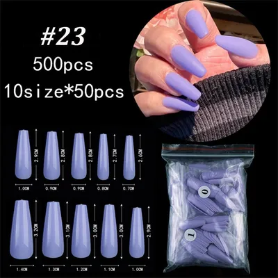 Born Pretty, Nail Tip Colorful - Гелевые типсы цветные для маникюра  (накладные ногти), 100 шт - купить с доставкой по выгодным ценам в  интернет-магазине OZON (760858451)