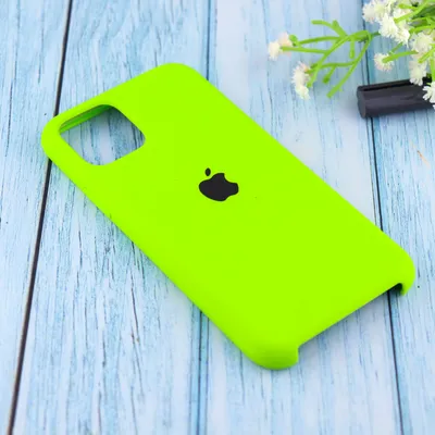 Купить Чехол Silicone Case для iPhone 11 Pro (Яркий зелёный) (31) в Крыму,  цены, отзывы, характеристики | Микролайн