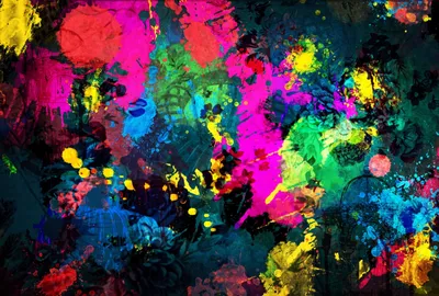 Яркие, сияющие цветы на черном фоне. Цветочный узор фантазии Иллюстрация  штока - иллюстрации насчитывающей чертеж, декоративно: 176305058