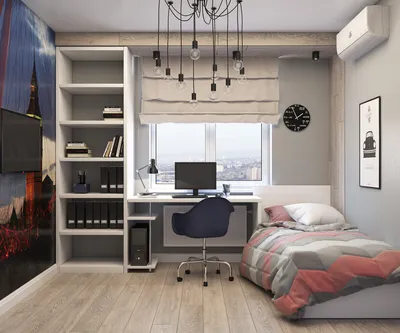 Дизайн маленьких комнат (200 фото): оригинальные идеи оформления и  декорирования интерьера небольшой комнаты