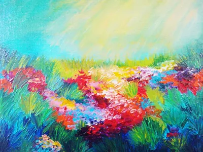 Картина Яркие краски зимы. Размеры: 40x50, Год: 2021, Цена: 6000 рублей  Художник Рига Анастасия