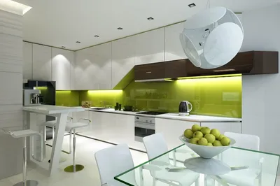 Кухня зеленого цвета в интерьере: дизайн и стиль