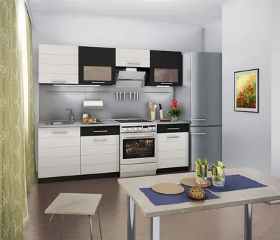 Современный дизайн кухонного гарнитура - мебельная компания Иванова Мебель.