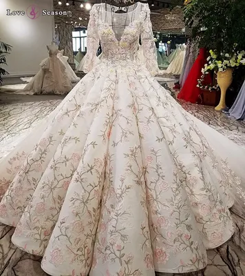 Самые красивые свадебные платья в мире: Топ-100 фото самых красивых  свадебных платьев - Like Miracle