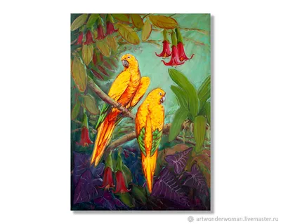 Алмазная мозаика Яркие попугаи на ветке 30х40 см Рыжий Кот AC34041 купить в  по цене 746 руб., фото, отзывы
