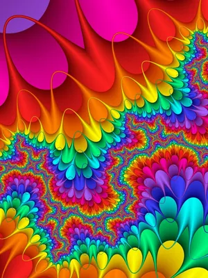 Красивые разноцветные узоры» — создано в Шедевруме