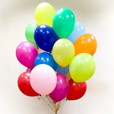 Набор шаров с цифрой \"Яркие краски\" - воздушные шары во Владимире с  доставкой