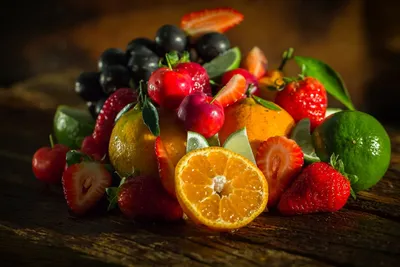 Ягодный коктейль Яркие сочные ягоды…» — создано в Шедевруме