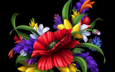 Красивые яркие цветы - 77 фото