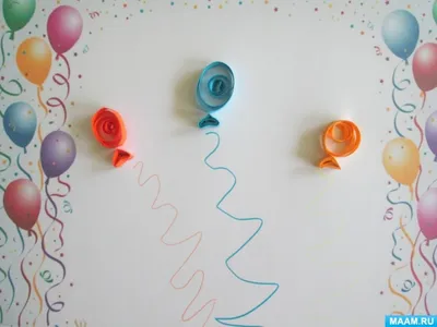 Воздушные шарики в виде сердечек, …» — создано в Шедевруме