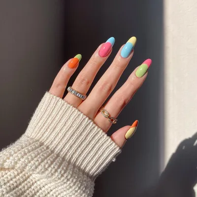 Дизайн ногтей | самые трендовые виды дизайнов ногтей фото | Маникюр идеи на  весну 2023 💗💗💗