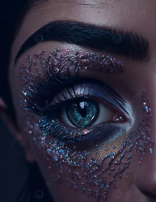 Красивый макияж глаз, покажи мне …» — создано в Шедевруме