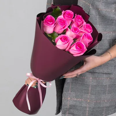 Обои на рабочий стол Ярко розовые розы, обои для рабочего стола, скачать  обои, обои бесплатно
