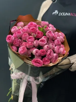 15 ярко розовых роз 60 см купить в Челябинске с доставкой по низким ценам