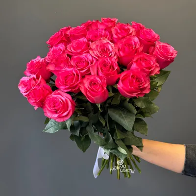 Ярко-розовые розы Кения (от 11шт) доставка в Улан-Удэ | Цветочная лавка