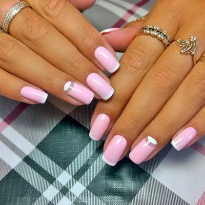 Ярко розовый френч @beauty_nail_sisters | Розовый, Ярко-розовый