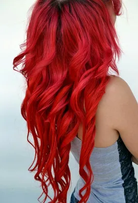 Красный цвет волос теперь в тренде❤❤❤ | Рыжий цвет волос, Длинные рыжие  волосы, Ярко-рыжие волосы