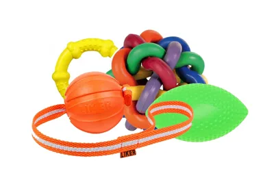 Игрушка для собак Скунс повышенной прочности GiGwi Basic, текстиль, резина,  синтепон, L