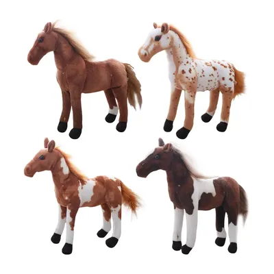 Фигурка маленькая \"Лошадь пегая\" (статуэтка лошади коричневый и белый) в  интернет-магазине Ярмарка Мастеров по цене 21377.5 ₽ – 3F0F3RU | Мягкие  игрушки, Москва - доставка по России