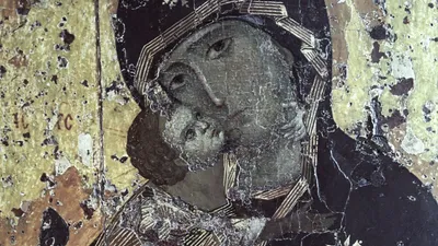 Икона Божией Матери Владимирская ID 13660, Иконы, Картины и панно ручной  работы | Вся ручная работа на HandsForYou