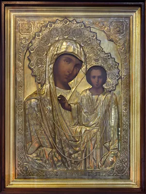 Икона Божией Матери \"Владимирская\" – заказать икону в иконописной  мастерской в Москве