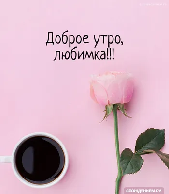Картинка: \"Доброе утро любимка!\" • Аудио от Путина, голосовые, музыкальные