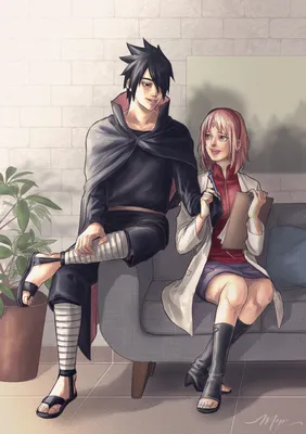 Sasuke And Ino Drawing by AnimeCatt13 - DragoArt