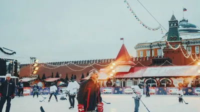 Зима в Москве | Пикабу