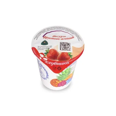 Йогурт Foodmaster живой со вкусом клубники 110 г | Йогурты питьевые |  Arbuz.kz