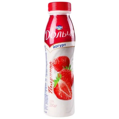 Йогурт фруктово-ягодный «Клубника» 6% - Вологодский Молочный Комбинат