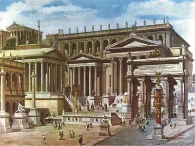 Искусство Древнего Рима - Колизей (амфитеатр Флавиев) в Риме