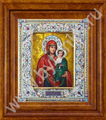 Иверская икона Божией Матери под стеклом (13 х 16 см, Софрино), цена — 0  р., купить в интернет-магазине