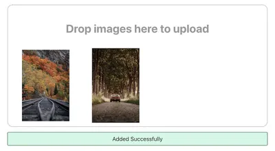 jQuery Drag and Drop Image Upload - Phppot