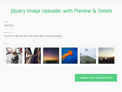 jQuery Multiple Image Upload with Preview and Delete — CodeHim