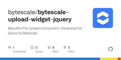 GitHub - bytescale/bytescale-upload-widget-jquery: Beautiful File Upload  Component | Developed for jQuery by Bytescale